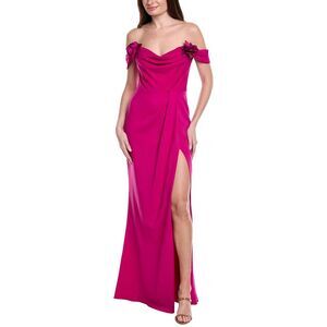 Marchesa Notte Womens  Gown, Purple